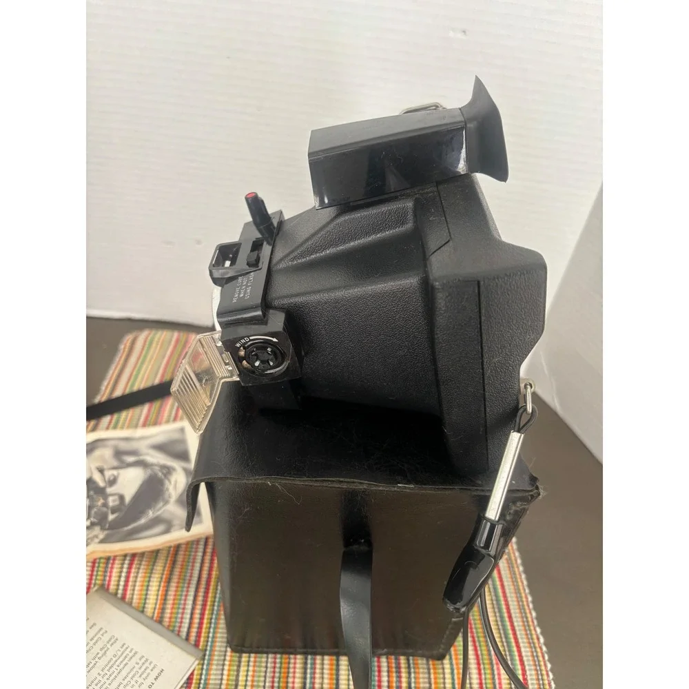 Vintage Polaroid Colorpack IV Land Camera with Case and Manual Instant Film